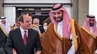 الرئيس السيسي يودع ولى العهد السعودى قبل عودته للعاصمة الرياض