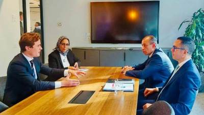 وزير الاستثمار يلتقى مجموعة "يورو كلير" المالية وقيادات «Deme Hyport Energy»