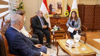 وزيرة التنمية تستقبل عددا ًمن أعضاء لجان الإدارة المحلية والشباب والشؤون التشريعية بمجلس النواب
