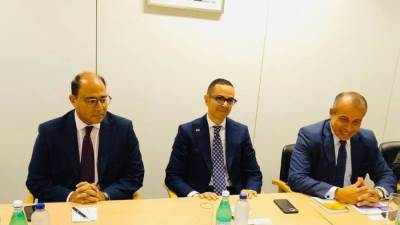 وزير الاستثمار والتجارة الخارجية يلتقى رئيس وكالة التجارة الخارجية البلجيكية