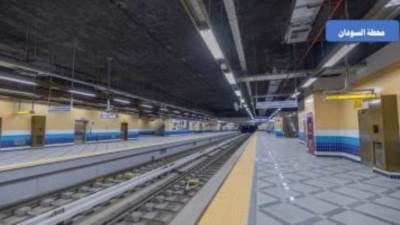 النقل تجرى بعد قليل اختبارات مكافحة حريق بجوار محطة الكيت كات