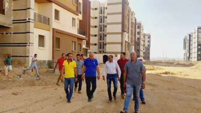 رئيس جهاز مدينة بدر يتفقد المرحلة الثالثة لسكن موظفي العاصمة الإدارية والإسكان المتميز