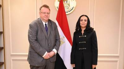 ‏‎وزيرة التضامن تلتقي مدير مكتب منظمة العمل الدولية.. ويبحثان عدداً من ملفات العمل المشتركة