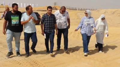 رئيس جهاز الشيخ زايد تتفقد مشروعات المرافق بتوسعات المدينة وأعمال الصيانة بعدة مناطق