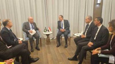 وزير الخارجية يلتقى نظيره الروسى على هامش قمة مجموعة بريكس