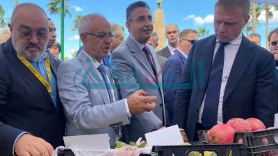 أحمد الوكيل يلقي كلمته في مؤتمر الأمن الغذائي وغذاء البحر الأبيض