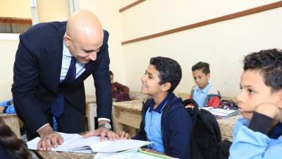 وزير التربية والتعليم يتفقد عدد من المدارس بمحافظة البحيرة لمتابعة انتظام العام الدراسى والاختبارات الشهرية