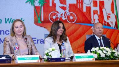 وزيرة التنمية المحلية ومحافظ القاهرة يطلقان أسبوع "القاهرة الحضري"