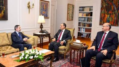 وزير الخارجية والهجرة يستقبل وفد من الغرفة التجارية العربية البرازيلية