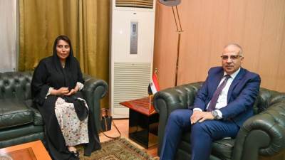 سويلم يلتقى سفيرة الإمارات بالقاهرة لمناقشه تعزيز العلاقات الثنائية وعدد من الموضوعات