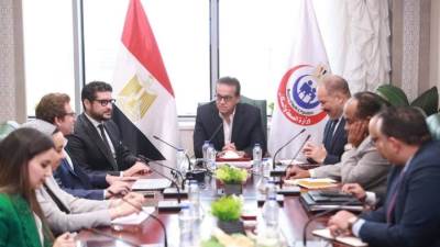 وزير الصحة يستقبل ممثلي شركة «ميدوك» لبحث سبل التعاون في مجال رقمنة السجلات الطبية