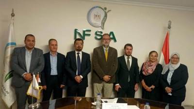 رئيس هيئة سلامة الغذاء يلتقى وفد مديرية الثروة الحيوانية بكردستان لبحث سبل تعزيز التعاون المشترك بين الجانبين