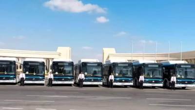 النقل تعلن خطة التشغيل التفصيلية لعدد 100 اتوبيس تم توفيرها من خلال محافظة القاهرة لنقل رواد المنتدي بالمجان