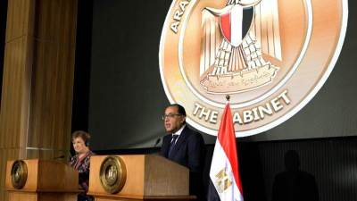 رئيس الوزراء يشيد بالشراكة المثمرة بين مصر والصندوق والدعم الذي يقدمه الصندوق لمصر في كل خططها وبرامجها الوطنية للإصلاح الاقتصادي