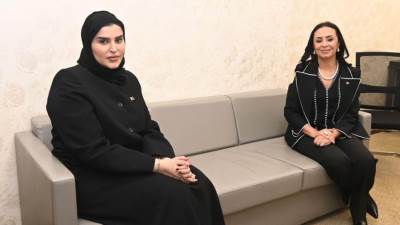 وزيرة التضامن الاجتماعي تلتقي وزيرة التنمية الاجتماعية والأسرة في دولة قطر