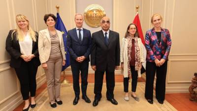 وزير العدل يستقبل ممثل الاتحاد الأوروبى لحقوق الإنسان