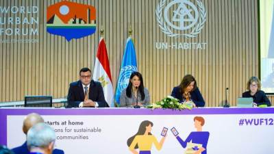 وزيرة التخطيط والتنمية الاقتصادية والتعاون الدولي تشارك في إطلاق استراتيجية العمران الأخضر 