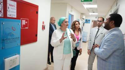 رئيسة المجلس القومي للطفولة والامومة تدعم الأطفال بمؤسسة مجدى يعقوب لأمراض وأبحاث القلب بأسوان