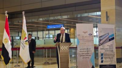 وزير الطيران المدني: "تشغيل المبنى  الجديد  يعد" انطلاقة جديدة نحو الاستدامة.. وباكورة واعدة للمطارات الصديقه للبيئة"