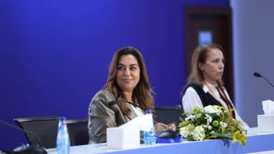 منال عوض تعرض تجربة محافظة دمياط في إنشاء "مدن آمنة خالية من العنف ضد النساء"