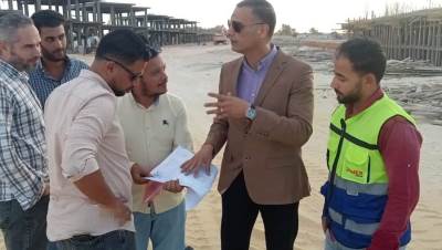 رئيس جهاز تنمية "القطاع الثالث" بالساحل الشمالي يتفقد المشروعات الخاصة بالقرى السياحية