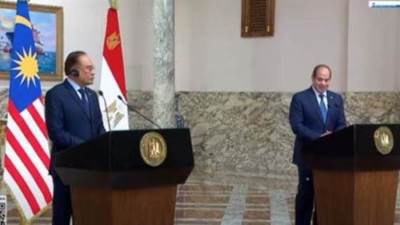 الرئيس السيسى: نهنئ أنفسنا بمرور 65 عاما على العلاقات بين مصر وماليزيا