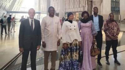 المتحف يستقبل وزير الخارجية والتعاون الإقليمي ببوركينافاسو وعمدة طوكيو باليابان والوفود المرافقة لهما