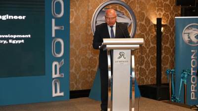 وزير النقل يشارك  في احتفال مجموعة عز العرب السويدي للسيارات بافتتاح مصنع  سيارات بروتون ساجا