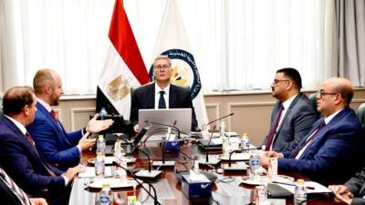 وزير البترول يستقبل وفداً من آتون ريسورسز لبحث مجهودات التنقيب عن الذهب بأبو مروات