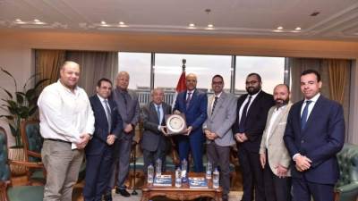 وزير العمل يستقبل نقيب المهندسين لبحث تفعيل التعاون في المجالات المشتركة