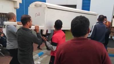 تسليم 12 جثة لأسر المتوفيين بحادث طريق المطرية بورسعيد