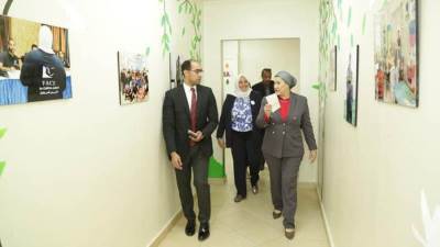 رئيسة المجلس القومي للطفولة والأمومة تزور الأطفال بمركز السلام لحماية وتأهيل الاطفال بمدينة السلام