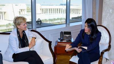 وزيرة التخطيط تستقبل سفيرة الاتحاد الأوروبي الجديدة بالقاهرة.. وتبحث تطورات ملف الشراكة الاقتصادية