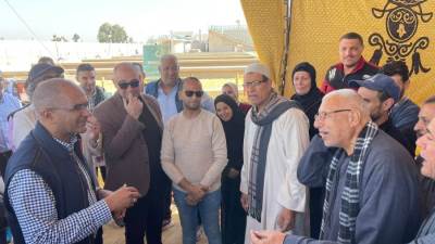 نائب وزير الإسكان يتفقد مشروعات الصرف الصحي المتكامل بمحافظة المنوفية برفقة بعثة من البنك الدولي