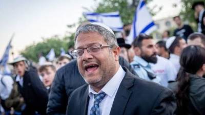 وزير الأمن القومى الإسرائيلى "بن غفير" يقتحم الحرم الإبراهيمى الشريف