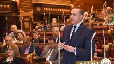 مجلس الشيوخ يناقش مشروع قانون مقدم من الحكومة بتعديل بعض أحكام القانون رقم (١٢١) لسنة ١٩٨٢ في شأن سجل المستوردين