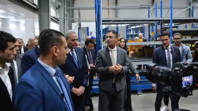 وزير التموين ومحافظ الغربية يتفقدان أنشطة ومشروعات المنطقة التجارية بطنطا