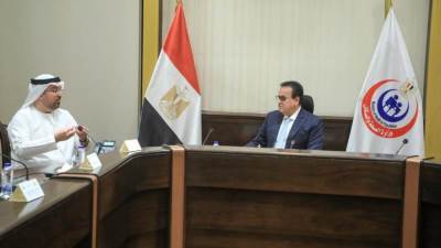 نائب رئيس مجلس الوزراء وزير الصحة يبحث التعاون مع شركة أبوظبي لتعزيز التحول الرقمي في القطاع الصحي المصري