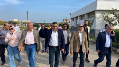 نائب رئيس "هيئة المجتمعات العمرانية" يتفقد المشروعات الجارية والخدمات بمدينة دمياط الجديدة