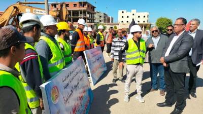 رئيسا جهازي الفيوم الجديدة وبدر يتفقدان معدات وسيارات الطوارئ لمجابهة الأزمات خلال فصل الشتاء