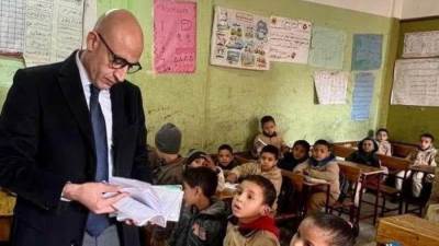 وزير التربية والتعليم يواصل متابعة انتظام العملية التعليمية بجولة مفاجئة في عدد من المدارس بمحافظة بني سويف