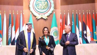  منال عوض : فخورة بكونى أول امرأة مصرية تفوز بجائزة التميز الحكومى العربى كأفضل محافظ على مستوي الدول العربية