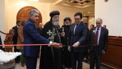 وزير السياحة يشارك في الاحتفال بمرور سبعين عام على إنشاء معهد الدراسات القبطية