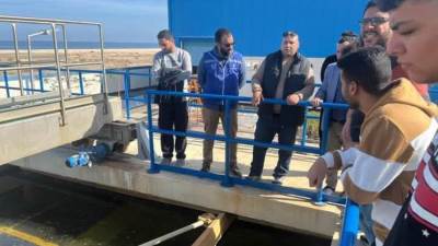 طلاب كلية هندسة المنصورة يزورون مشروعات البنية الأساسية بالمنصورة الجديدة