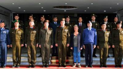 المتحدث العسكرى : الكلية العسكرية التكنولوجية تستقبل وفداً من الأكاديمية العسكرية الفرنسية سان سير كويتجدان " AMSCC "