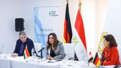 وزيرة التنمية تفتتح ورشة منسقي مشروع "أيادي مصر" بمقر الغرفة الألمانية العربية للصناعة والتجارة بالقاهرة