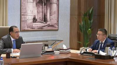 رئيس الوزراء يلتقي نائب رئيس شركة "جريت وول موتورز" الصينية