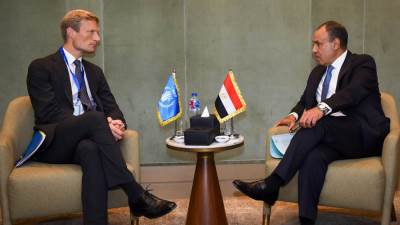 وزير الخارجية يلتقي بنائب المديرة التنفيذية لبرنامج الغذاء العالمي