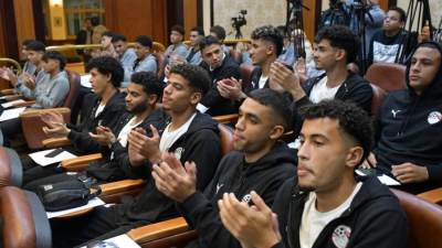 وزير الشباب والرياضة يُكرم منتخبي مصر مواليد 2005 و2008