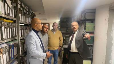 نائب رئيس "هيئة المجتمعات العمرانية للتخطيط والمشروعات" يتفقد سير العمل بجهاز مدينة القاهرة الجديدة